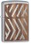 Zippo Herringbone Sweep - Walnut Emblem Attached