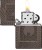 Zippo Armor - Black Ice - Deep Carve