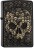 Zippo Skull in Skull - Black Matte - Emblem Attached - Jahr 2020