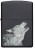 Zippo Polygonal Wolf Design
