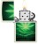Zippo Cannabis - Color Image - Glow-in-The-Dark Green