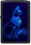 Zippo Black Matte - Glow in the Dark blue